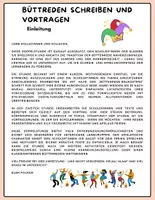 Vorschau - Stundenentwürfe - Pauker Deutsch – Büttenreden schreiben und vortragen - Seite 1