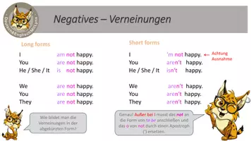 Vorschau - Präsentationen/Tafelbilder - Power Point: Das Verb "to be" - Seite 2
