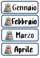 Vorschau - Poster - Calendario di Compleanno - Seite 1