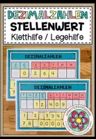 Vorschau - Stationenlernen - DEZIMALZAHLEN (Stellenwerttafel) - Legehilfe - Deckblatt