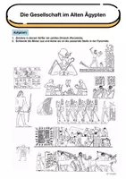 Vorschau - Arbeitsblätter - Die Gesellschaft im Alten Ägypten - Seite 1