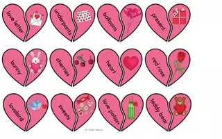 Vorschau - Spiele - Valentine's Day - Vocabulary Puzzles - Seite 1