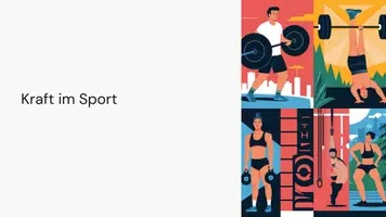 Vorschau - Fördermaterial/Inklusion - Präsentation: Kraft im Sport – Grundlagen, Einflussfaktoren und Trainingsmethoden als PDF und PowerPoint-Datei - Seite 1