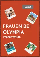 Vorschau - Fördermaterial/Inklusion - Präsentation: Der lange Weg auf den Olymp – Die Rolle der Frauen in der Olympischen Geschichte als PDF und PowerPoint-Datei - Deckblatt