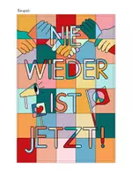 Vorschau - Mal- und Bastelvorlagen - Gemeinschaftsbild Demokratie schützen | Nie wieder ist jetzt #demokratiestärken - Seite 3
