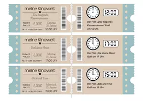 Vorschau - Spiele - Uhrzeit - Uhr - Kinotickets - Freiarbeit - Zeit - Seite 2