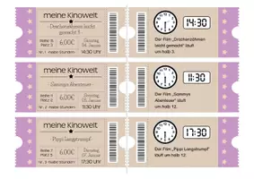 Vorschau - Spiele - Uhrzeit - Uhr - Kinotickets - Freiarbeit - Zeit - Seite 3