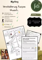 Vorschau - Arbeitsblätter - Mystery: Phänomene globaler Verstädterung ("Puniyas Wunsch") - Deckblatt