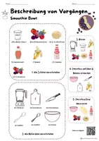 Vorschau - Arbeitsblätter - Vorgangsbeschreibung I Smoothie Bowl I dreifach differenziert I Checkliste - Seite 3