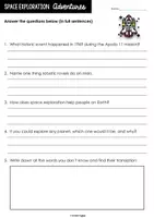 Vorschau - Arbeitsblätter - Reading Comprehension - Space Exploration Adventures - Seite 2