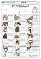 Vorschau - Arbeitsblätter - Rechenspaziergang schriftliche Multiplikation (Tiere) - Seite 3