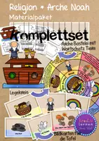 Vorschau - Arbeitsblätter - Arche Noah Komplettpaket - Titel - Deckblatt