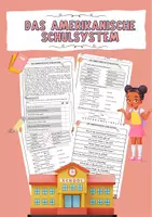 Vorschau - Arbeitsblätter - Das amerikanische Schulsystem DaZ Leseverstehen Deutsch Lesen und verstehen Lesetext mit Fragen und Lösungen - Deckblatt