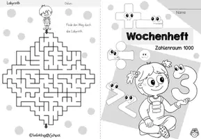 Vorschau - Arbeitsblätter - Wochenheft Mathe 6 (Zahlenraum 1000) - Seite 1