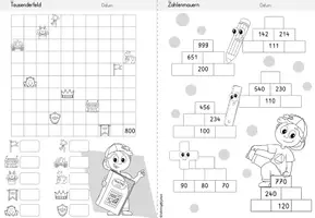 Vorschau - Arbeitsblätter - Wochenheft Mathe 6 (Zahlenraum 1000) - Seite 2