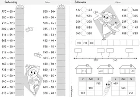 Vorschau - Arbeitsblätter - Wochenheft Mathe 6 (Zahlenraum 1000) - Seite 3