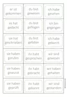 Vorschau - Spiele - Marktplatzkärtchen zu den Verben im Perfekt - Seite 2
