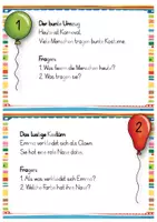 Vorschau - Arbeitsblätter - Karneval: Lesetexte mit Verständnisfragen (Klasse 1+2) - Seite 3