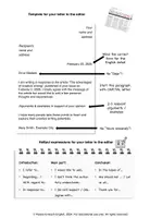Vorschau - Arbeitsblätter - Creative writing skills: How to write a letter to the editor - Seite 3