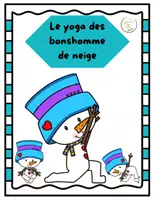 Aperçu - Apprentissages en autonomie - Le yoga des bonshommes de neige - Page de couverture