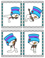 Aperçu - Apprentissages en autonomie - Le yoga des bonshommes de neige - Page 1