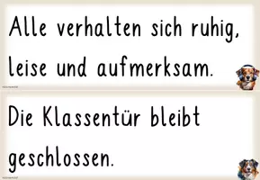 Vorschau - Arbeitsblätter - Regeln rund um den Schulhund - Seite 3