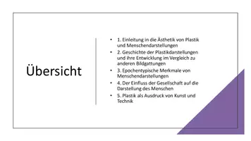 Vorschau - Präsentationen/Tafelbilder - Plastik in der Kunstgeschichte - Präsentation für den Kunstunterricht - Seite 1