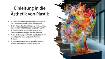 Vorschau - Präsentationen/Tafelbilder - Plastik in der Kunstgeschichte - Präsentation für den Kunstunterricht - Seite 2