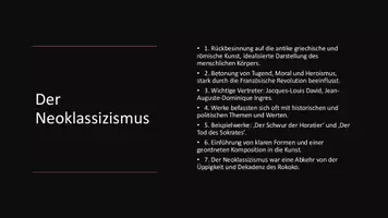 Vorschau - Präsentationen/Tafelbilder - Rokoko, Neoklassizismus, Romantik, Realismus, Impressionismus und Symbolismus - Präsentation - Seite 3