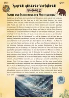 Vorschau - Unterrichtsreihen - Spuren unserer Vorfahren: Eiszeit und Entstehung der Mittelgebirge ( 5. & 6. Klasse, Weltkunde | Biologie | Ethik | Geschichte) - Seite 1