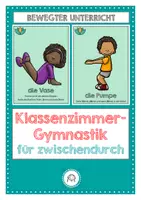 Vorschau - Merkblätter - Bewegter Unterricht. Klassenzimmer- Gymnastik für zwischendurch - Deckblatt