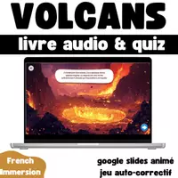 Vista previa - Juegos / Gamificación - Juego de comprensión auditiva sobre volcanes en francés - Portada