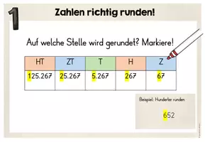 Vorschau - Arbeitsblätter - Runden bis 1 Million - Kl.4 - Seite 3