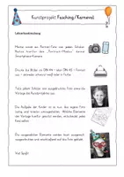 Vorschau - Mal- und Bastelvorlagen - Kunstprojekt Fasching/Karneval lustige Fotos - Seite 2