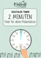 Vorschau - Videos - Digitaler Timer 2 Minuten - für deine Präsentation - Deckblatt