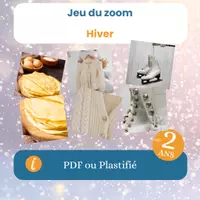 Aperçu - Apprentissages en autonomie - JEU DU ZOOM - hiver - Page de couverture