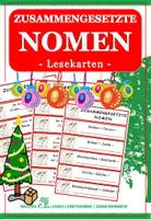 Vorschau - Fördermaterial/Inklusion - Winter: Zusammengesetzte Nomen - Lesetraining - Deckblatt