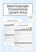 Vorschau - Arbeitsblätter - Materialpaket: Präsentationen (Kriterien & Bewertungsbogen) - Seite 1