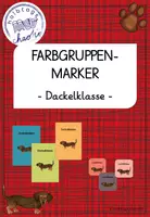 Vorschau - Anderer Materialtyp - Dackelklasse - Farbgruppen-Marker - Deckblatt