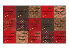 Vorschau - Anderer Materialtyp - Dackelklasse Hausaufgabengutscheine - Seite 1