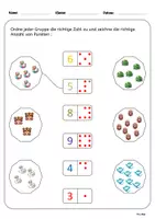 Vorschau - Arbeitsblätter - Mathe_1. Klasse zählen bis 10_12.Abeitsblatt - Seite 2