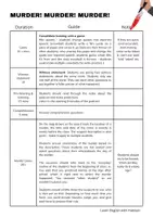 Aperçu - Préparation de séance / Séance complète - Reported Speech: Murder Mystery Lesson - Page 1