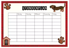 Vorschau - Anderer Materialtyp - Dackelklasse - Stundenplan - Seite 2
