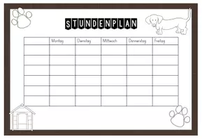 Vorschau - Anderer Materialtyp - Dackelklasse - Stundenplan - Seite 3