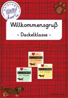 Vorschau - Anderer Materialtyp - Dackelklasse - Willkommensgruß - Deckblatt