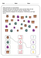 Vorschau - Arbeitsblätter - Mathe_1. Klasse zählen bis 10_15.Abeitsblatt - Seite 2