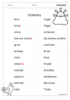 Vorschau - Arbeitsblätter - English spring poem - Frühlingsgedicht Englisch Grundschule - Seite 3