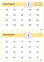 Vorschau - Fördermaterial/Inklusion - Blitzlesen Silben Leseteppich - Seite 3