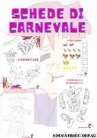 anteprima - Esercizi - SCHEDE DI CARNEVALE - Pagina di copertina