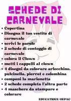 anteprima - Esercizi - SCHEDE DI CARNEVALE - Pagina 1